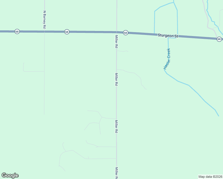 map of restaurants, bars, coffee shops, grocery stores, and more near 7886 Miller Road in Alanson