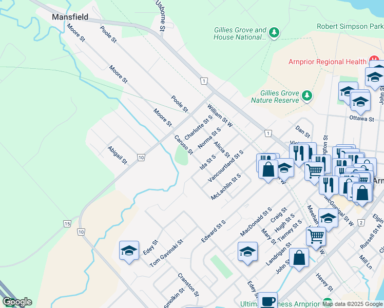 Caruso Street, Arnprior ON Walk Score