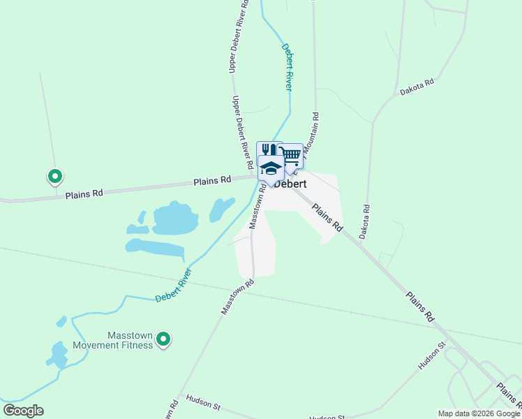 map of restaurants, bars, coffee shops, grocery stores, and more near 1274 Masstown Road in Debert