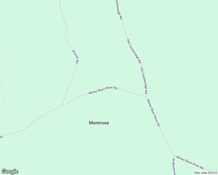 map of restaurants, bars, coffee shops, grocery stores, and more near Mines Bass River Road in Montrose