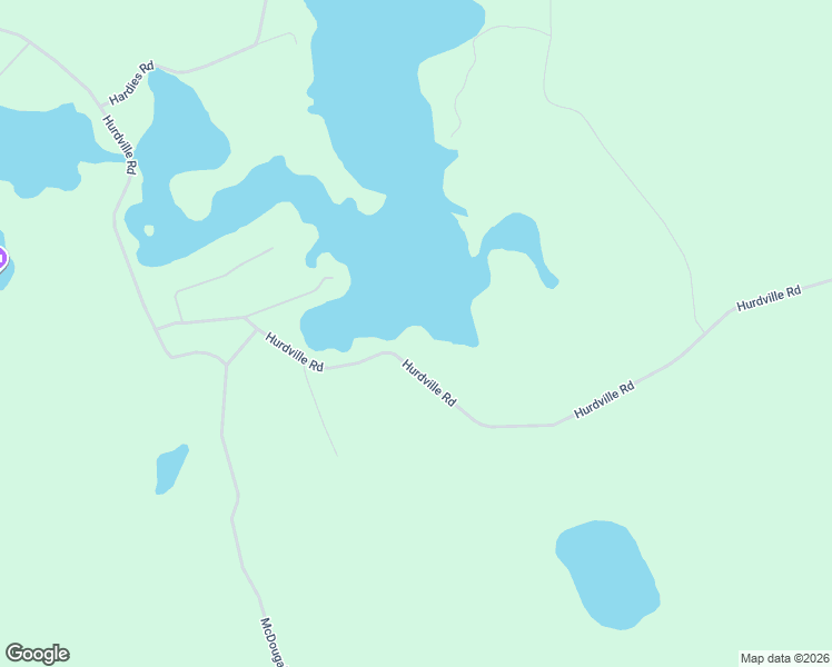 map of restaurants, bars, coffee shops, grocery stores, and more near Hurdville Road in Parry Sound