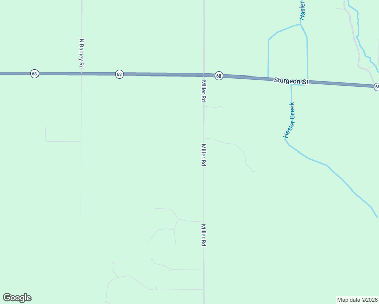 map of restaurants, bars, coffee shops, grocery stores, and more near 7886 Miller Road in Alanson