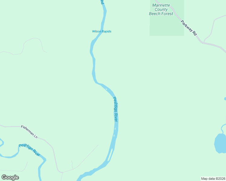 map of restaurants, bars, coffee shops, grocery stores, and more near 13151 Parkway Road in Athelstane