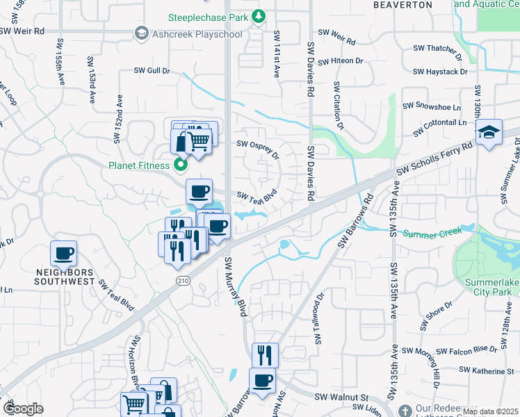 map of restaurants, bars, coffee shops, grocery stores, and more near in 