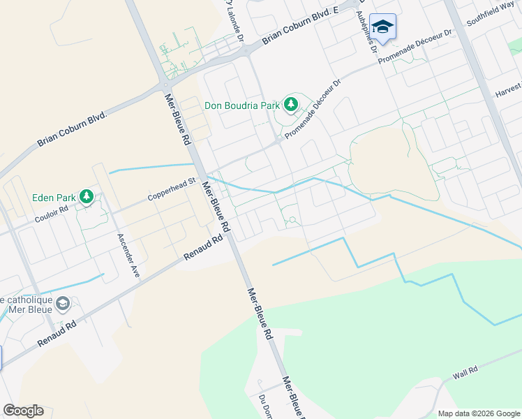 map of restaurants, bars, coffee shops, grocery stores, and more near 246 Willow Aster Circle in Ottawa
