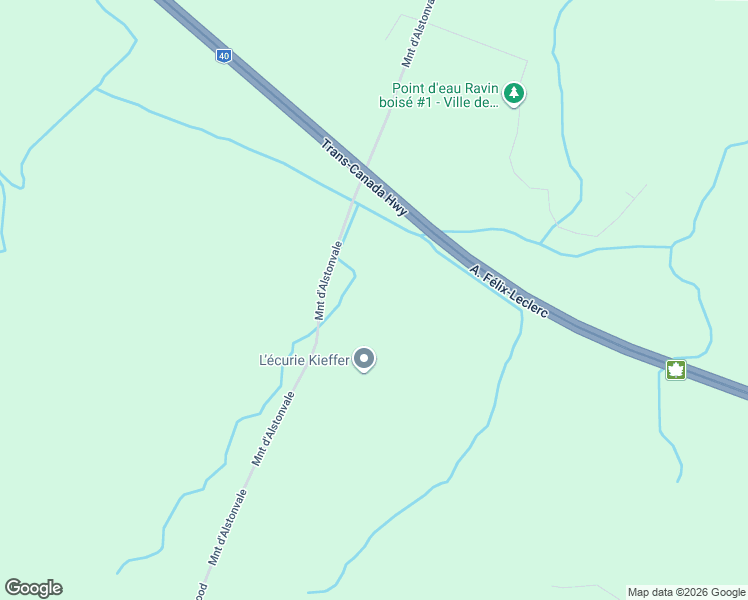 map of restaurants, bars, coffee shops, grocery stores, and more near 2915 Montée d'Alstonvale in Hudson