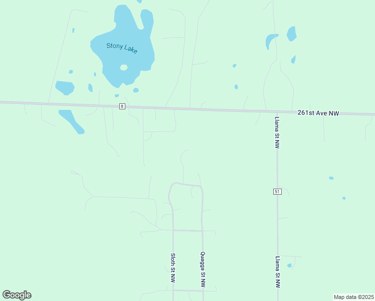 map of restaurants, bars, coffee shops, grocery stores, and more near 25903 Rabbit Street Northwest in Zimmerman
