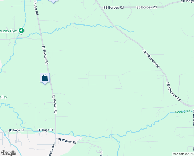 map of restaurants, bars, coffee shops, grocery stores, and more near 19100 Southeast Debora Drive in Damascus
