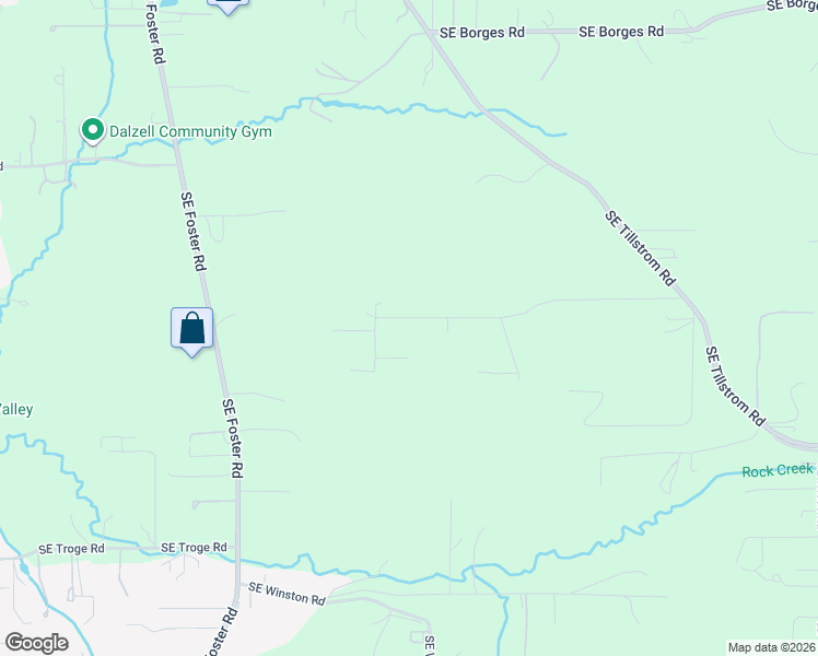 map of restaurants, bars, coffee shops, grocery stores, and more near 19100 Southeast Debora Drive in Damascus