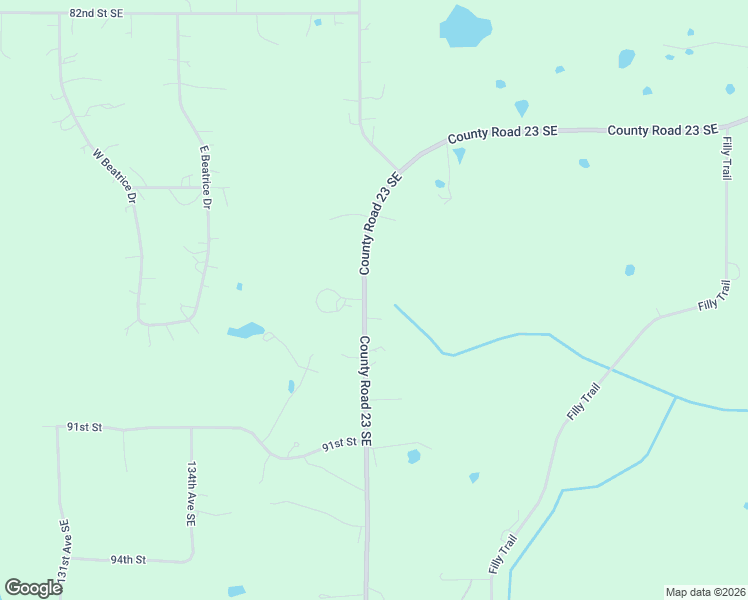 map of restaurants, bars, coffee shops, grocery stores, and more near 9195-9383 County Road 23 Southeast in Becker