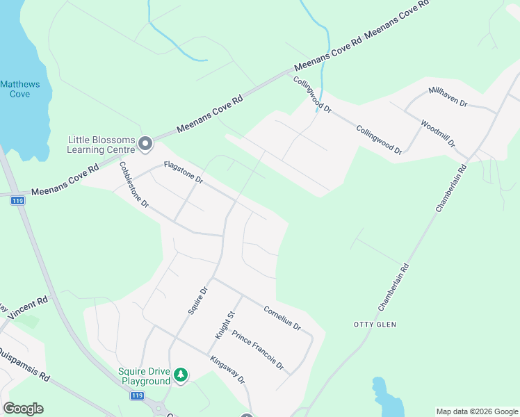 map of restaurants, bars, coffee shops, grocery stores, and more near 75 Flagstone Drive in Quispamsis