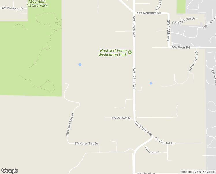 map of restaurants, bars, coffee shops, grocery stores, and more near 10567 Southwest 175th Avenue in Beaverton