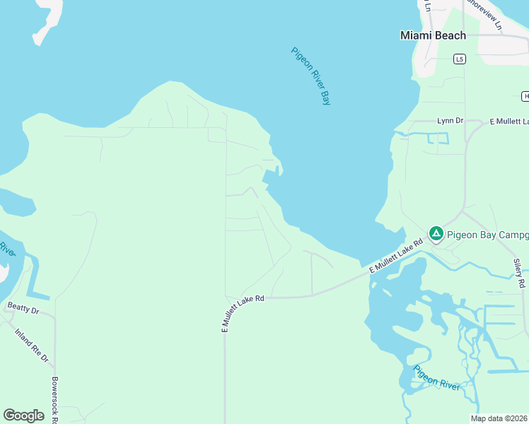 map of restaurants, bars, coffee shops, grocery stores, and more near 1255 Renos Resort Road in Indian River