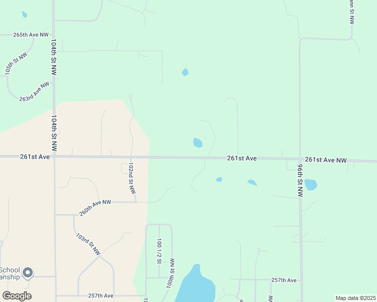 map of restaurants, bars, coffee shops, grocery stores, and more near 9910 261st Avenue Northwest in Zimmerman