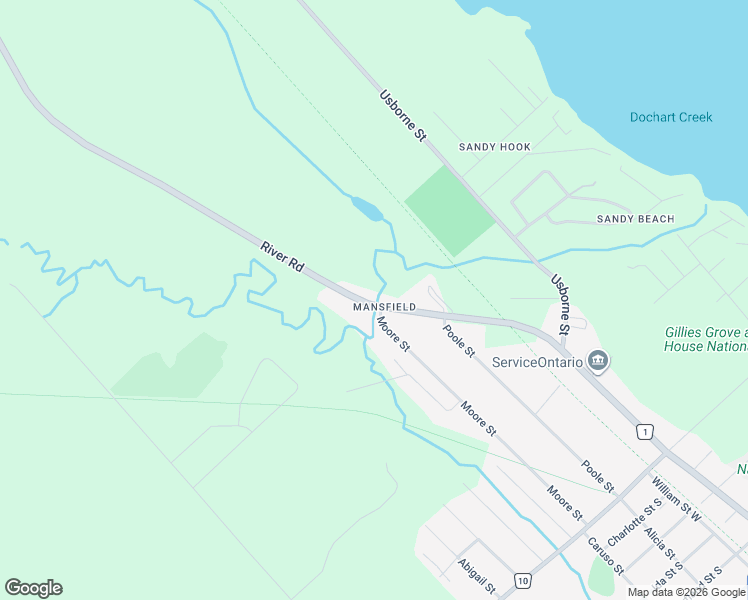 map of restaurants, bars, coffee shops, grocery stores, and more near 236 River Road in McNab/Braeside