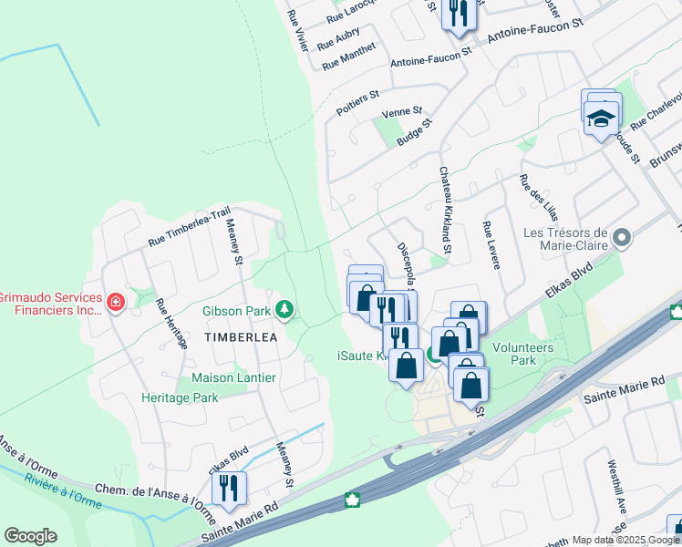map of restaurants, bars, coffee shops, grocery stores, and more near 9 Place Semenchuk in Kirkland