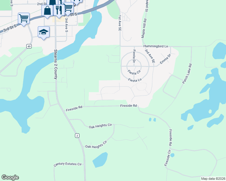 map of restaurants, bars, coffee shops, grocery stores, and more near 74 Rookery Drive in Cold Spring