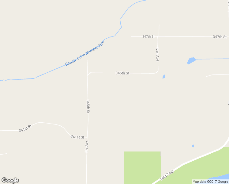 map of restaurants, bars, coffee shops, grocery stores, and more near 8535 345th Street in Stacy