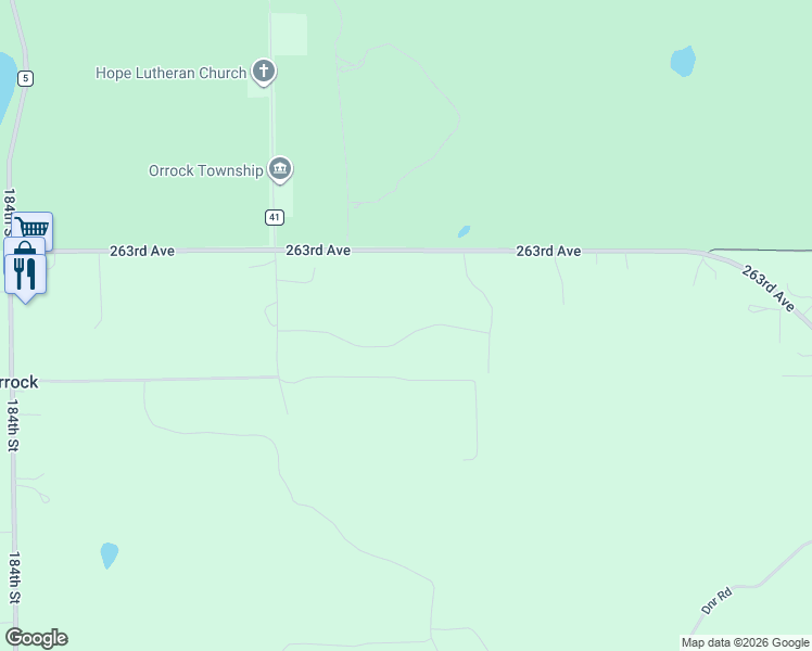 map of restaurants, bars, coffee shops, grocery stores, and more near in Orrock