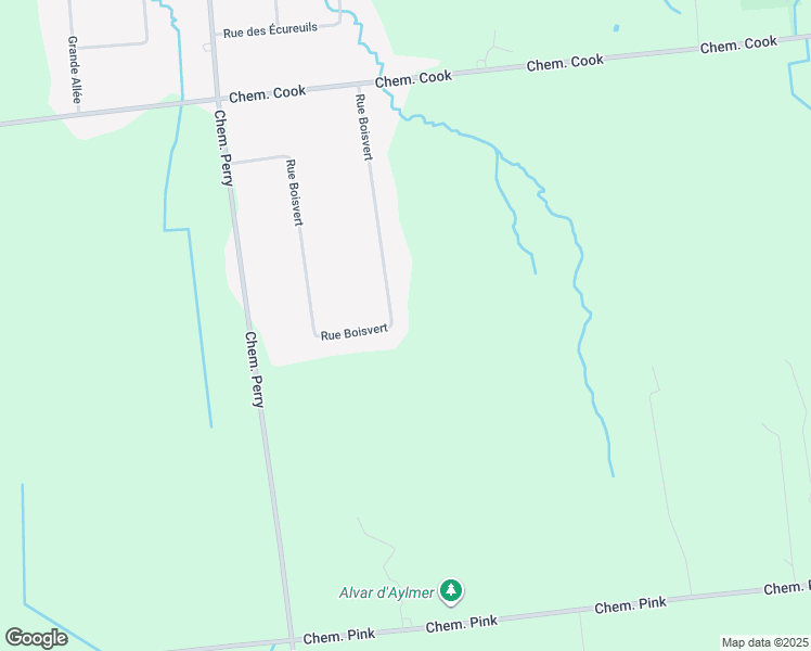 map of restaurants, bars, coffee shops, grocery stores, and more near 579 Rue Boisvert in Gatineau