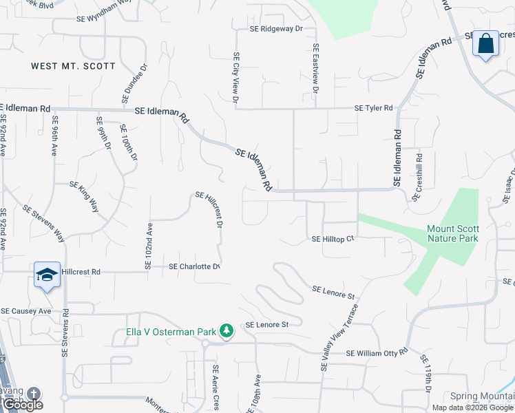 map of restaurants, bars, coffee shops, grocery stores, and more near 10646 Southeast Turnberry Loop in Happy Valley