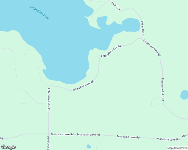 map of restaurants, bars, coffee shops, grocery stores, and more near W11516 Enterprise Lake Road in Elcho