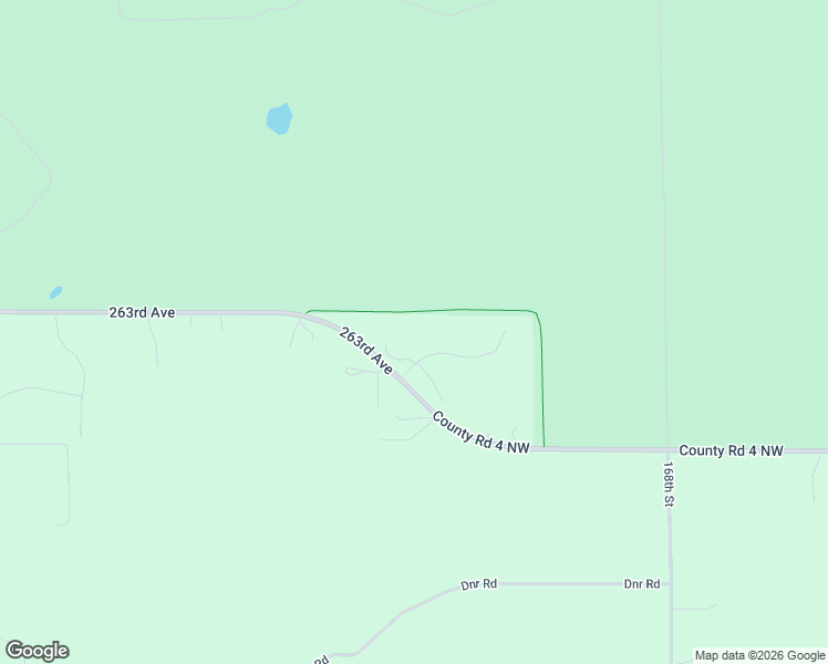 map of restaurants, bars, coffee shops, grocery stores, and more near 17112 262nd Avenue in Big Lake