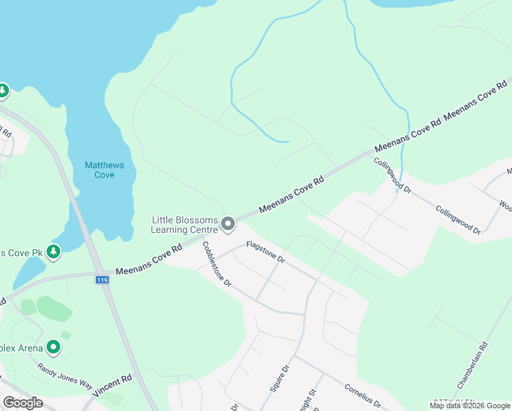 map of restaurants, bars, coffee shops, grocery stores, and more near 95 Meenans Cove Road in Quispamsis