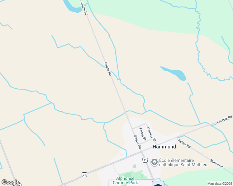 map of restaurants, bars, coffee shops, grocery stores, and more near 2954 Gagne Road in Clarence-Rockland