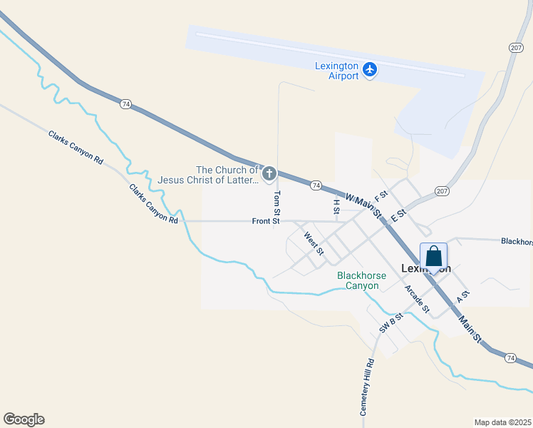 map of restaurants, bars, coffee shops, grocery stores, and more near 450 Tom Street in Lexington