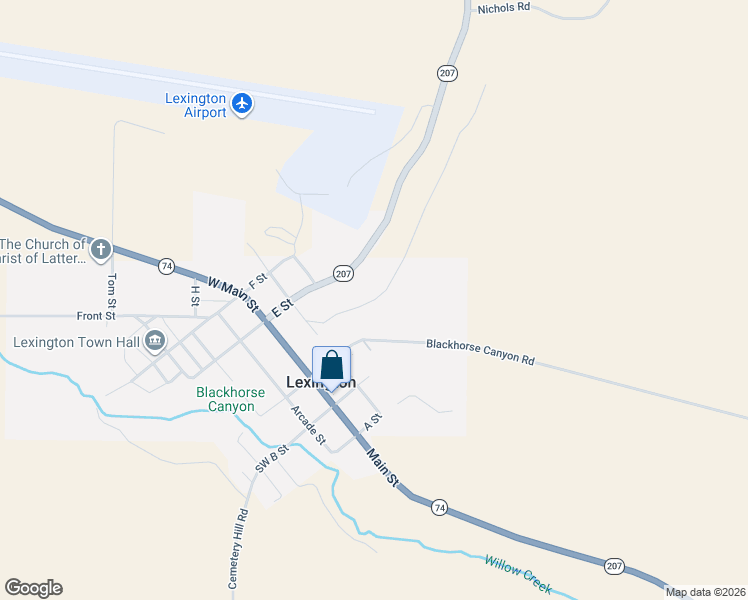 map of restaurants, bars, coffee shops, grocery stores, and more near 325 D Street in Lexington