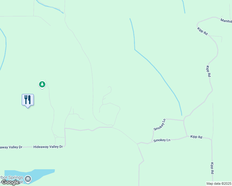 map of restaurants, bars, coffee shops, grocery stores, and more near 1185 Hideaway Valley Drive in Harbor Springs