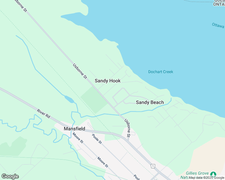 map of restaurants, bars, coffee shops, grocery stores, and more near 25 Johnston Street in Arnprior