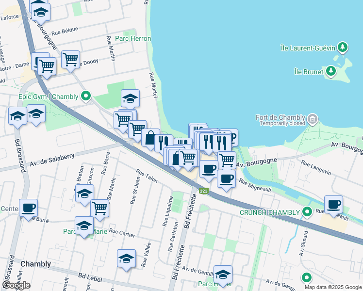 1604 Avenue Bourgogne, Chambly QC Walk Score