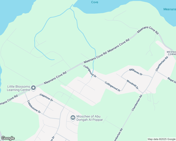 map of restaurants, bars, coffee shops, grocery stores, and more near 8 Collingwood Drive in Quispamsis