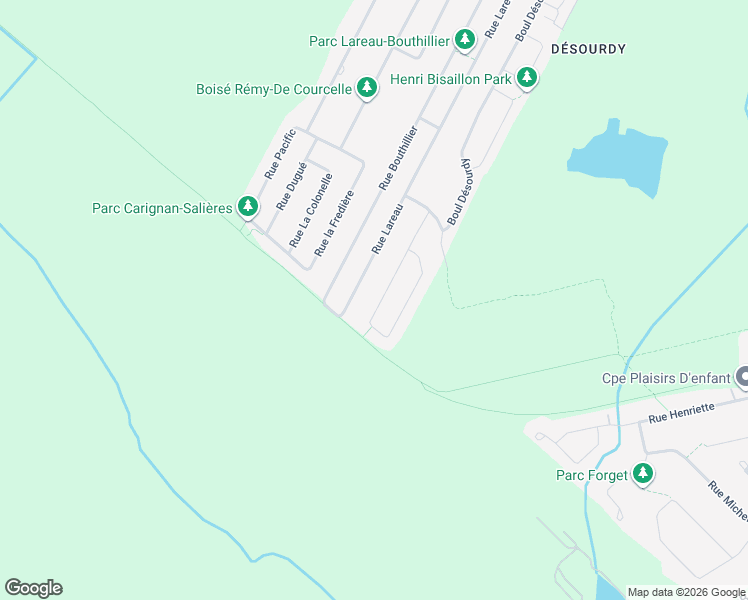 map of restaurants, bars, coffee shops, grocery stores, and more near 3660 Rue Gérard-La Palme in Carignan