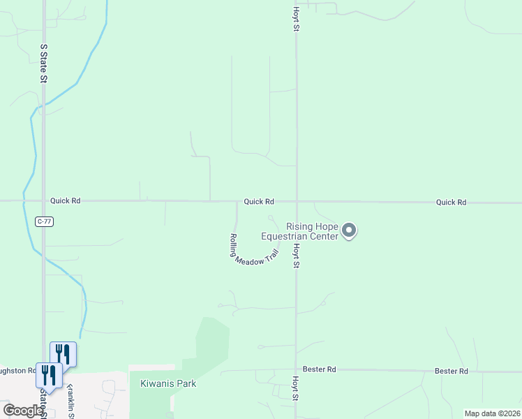 map of restaurants, bars, coffee shops, grocery stores, and more near 3000-3308 Quick Road in Harbor Springs
