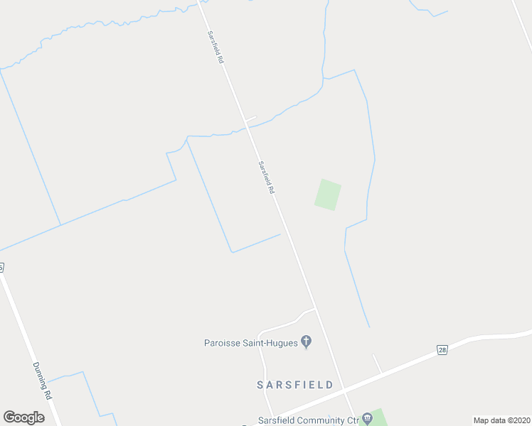 map of restaurants, bars, coffee shops, grocery stores, and more near 3282 Sarsfield Road in Ottawa