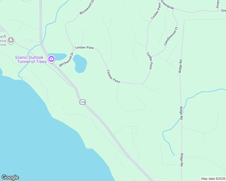 map of restaurants, bars, coffee shops, grocery stores, and more near 1240 Pinetree Trail in Harbor Springs