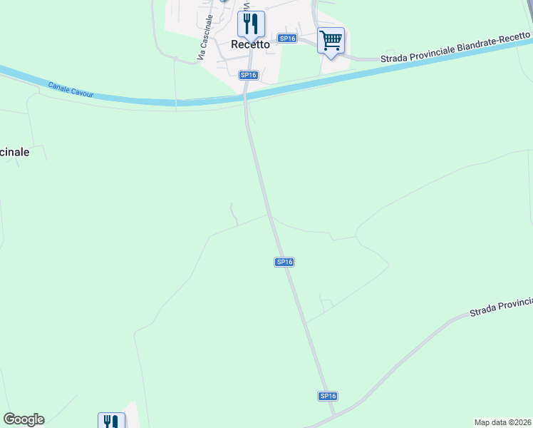 map of restaurants, bars, coffee shops, grocery stores, and more near in Province of Novara
