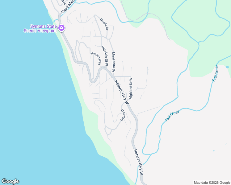 map of restaurants, bars, coffee shops, grocery stores, and more near 161 Reeder Street in Tillamook