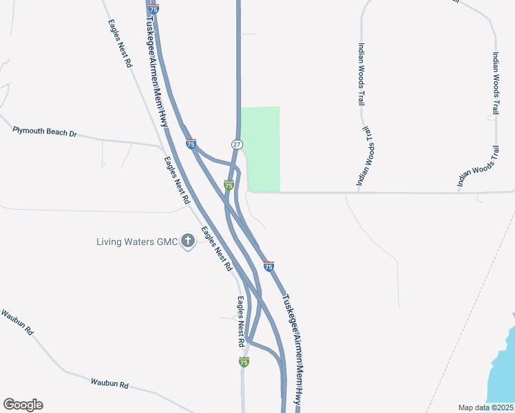 map of restaurants, bars, coffee shops, grocery stores, and more near 765 South Straits Highway in Indian River