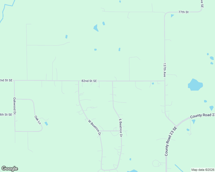 map of restaurants, bars, coffee shops, grocery stores, and more near 13412 82nd Street Southeast in Clear Lake