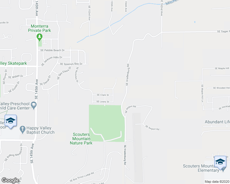 map of restaurants, bars, coffee shops, grocery stores, and more near 9780 Jeanne Road in Happy Valley