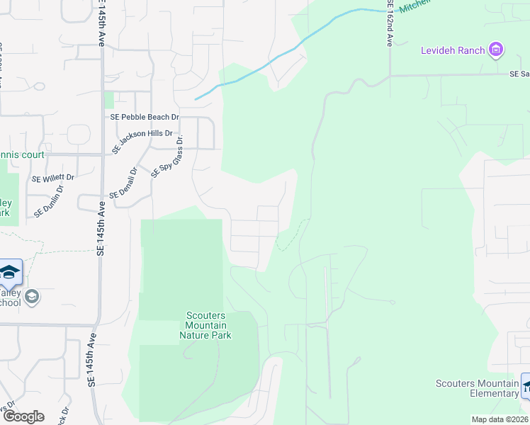 map of restaurants, bars, coffee shops, grocery stores, and more near 9705 Southeast Vradenburg Road in Happy Valley