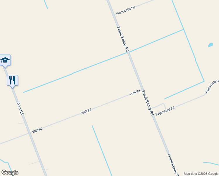 map of restaurants, bars, coffee shops, grocery stores, and more near 1458 Wall Road in Ottawa