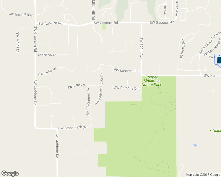 map of restaurants, bars, coffee shops, grocery stores, and more near 19400 Southwest Pomona Drive in Beaverton