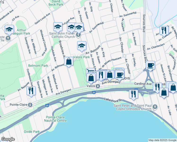 44 Avenue de la Baie de Valois, PointeClaire QC Walk Score