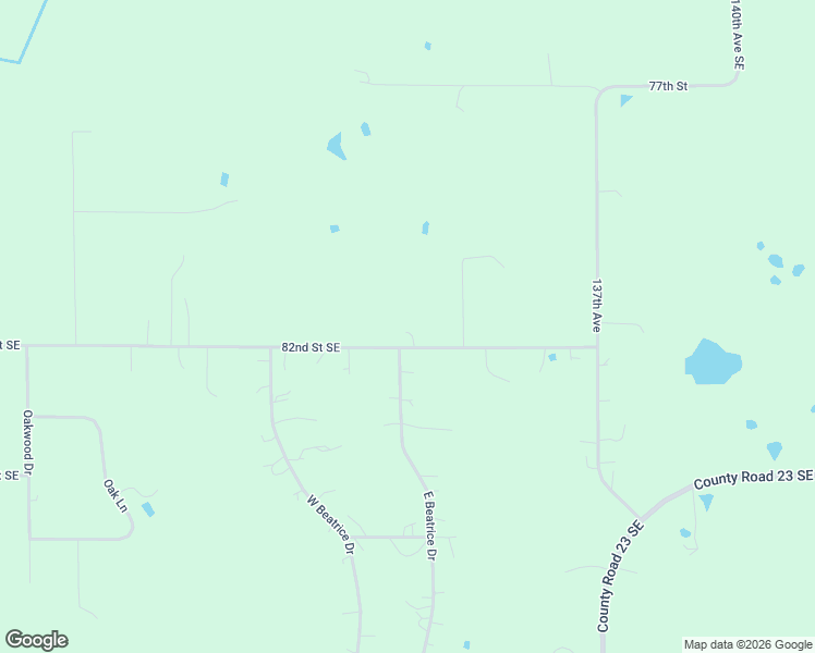 map of restaurants, bars, coffee shops, grocery stores, and more near 13412 82nd Street Southeast in Clear Lake