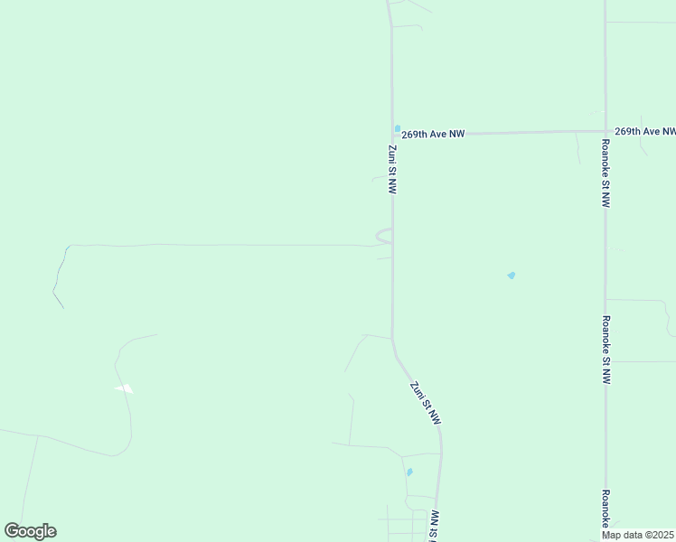 map of restaurants, bars, coffee shops, grocery stores, and more near 26750-26766 Zuni Street Northwest in Saint Francis
